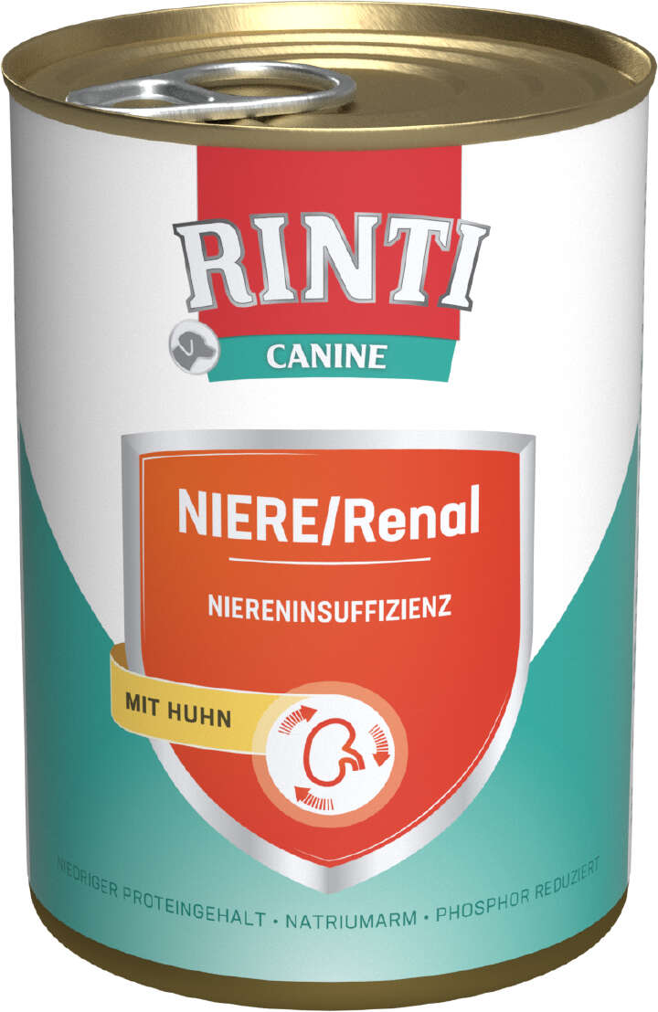 RINTI Hunde-Nassfutter Canine Niere/Renal Huhn